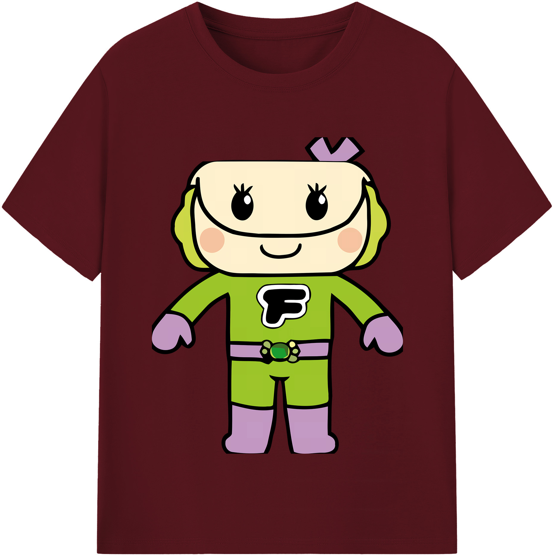 （画像用） アンパンマン Anpanman 綿100％半袖Tシャツ（フロントプリント）
